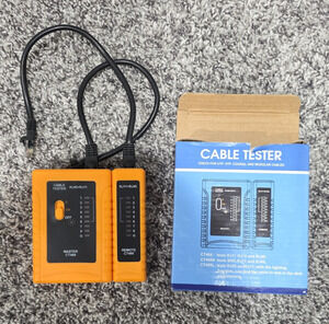 CT468 RJ45/RJ11 Computer Cable Tester Kit with Master & Remote Unit